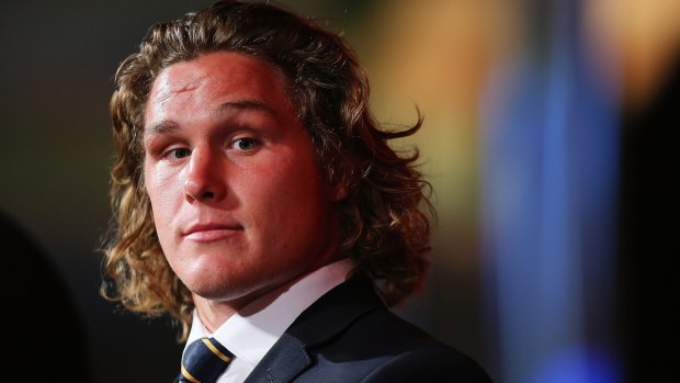 No action: Michael Hooper's friend allegedly jumped on a car while on a night out in Byron Bay.