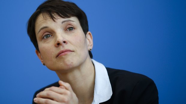 Frauke Petry, leader of the right-wing Alternative for Germany party that hit its highest polling numbers this year.