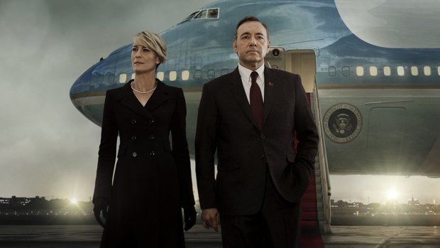 House of Cards - Season 3 Key Art, Netflix

Kevin Spacey and Robin Wright