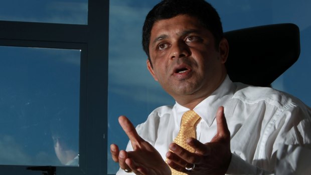 Fijian Attorney-General Aiyaz Sayed-Khaiyum during an interview in his office.