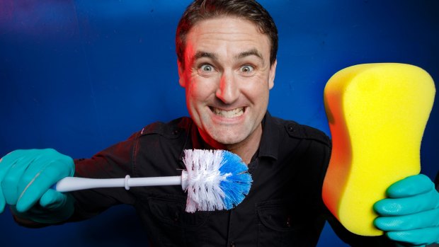 Tom Gibson cleans up his act for Saturday's Clean Comedy Spectacular.