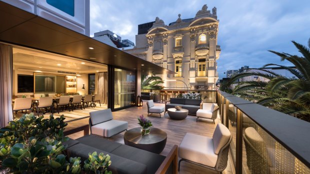 The Gallery Meeting Suites at Intercontinental Perth City Centre boast an impressive terrace.
