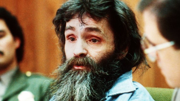In this 1986 file photo, Charles Manson is seen in court. He was denied parole 12 times.