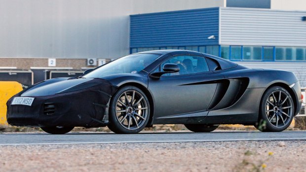 McLaren says its junior supercar - spied here - will be called the Sports Series.