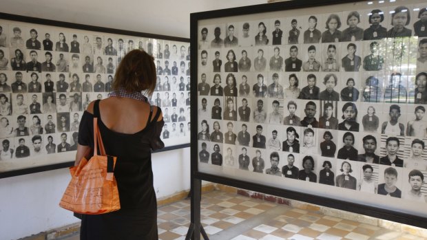 The Tuol Sleng Genocide Museum in Phnom Penh.