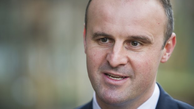 ACT Chief Minister Andrew Barr cited his own struggles at school while announcing funding to support the embattled Safe Schools program