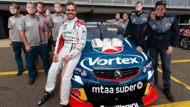 To celebrate Craig Lowndes’ 600th Supercars race, 5000 face masks – as worn by members of his team crew in a pre-event promotion – will be given out to fans at the Sydney SuperSprint.
