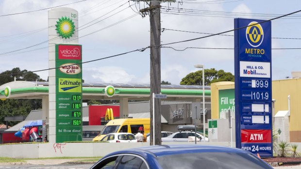 Unleaded petrol prices are continuing to fall across Australia, as each city reaches its price cycle peak or a downward turn.