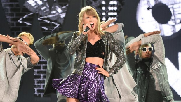 Taylor Swift performs during The 1989 World Tour at Tokyo Dome in May.