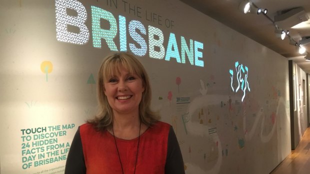 Nicky Walker was the first of 100 Brisbane residents to be featured in the 100% Brisbane exhibition.