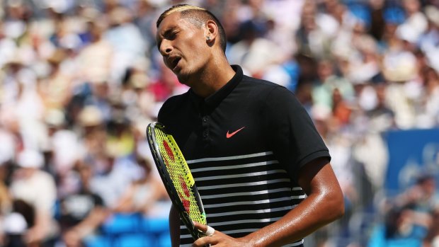 Nick Kyrgios has parted ways with coach Todd Larkham just days out from Wimbledon.