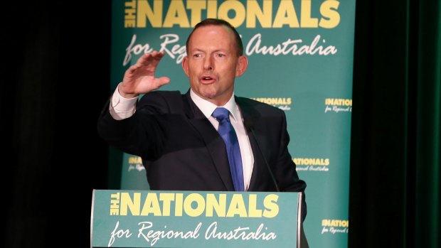 Prime Minister Tony Abbott had to defend Immigration Minister Peter Dutton at the Nationals  Conference on Saturday.