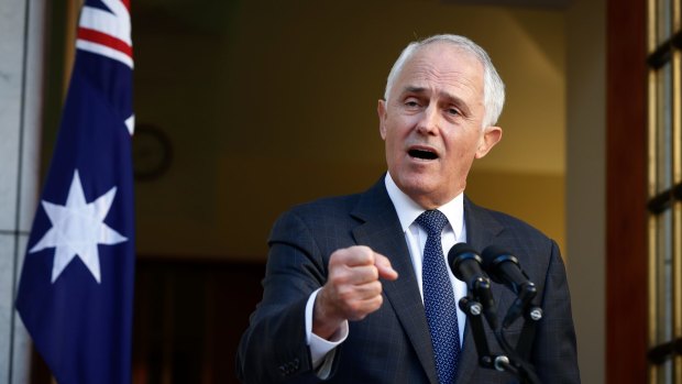 "This is not about politics, this is about putting Australians first": Prime Minister Malcolm Turnbull.