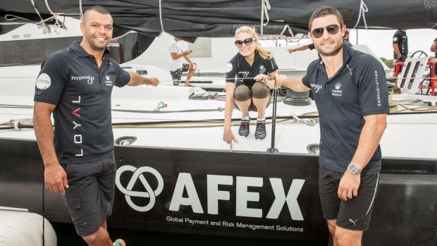 Kurtley Beale, Erin Molan and Anthony Minichiello will join the crew of the Perpetual Loyal during the 2015 Sydney to Hobart. 