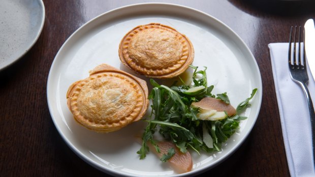 The truffle duck pie at Felt. 