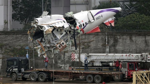 At least 35 people on board the TransAsia flight were killed in the crash.