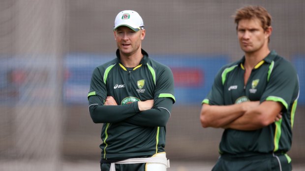 Michael Clarke and Shane Watson.