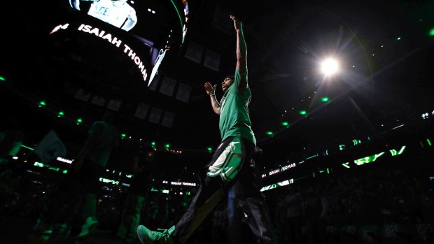 Celtics guard Isaiah Thomas.