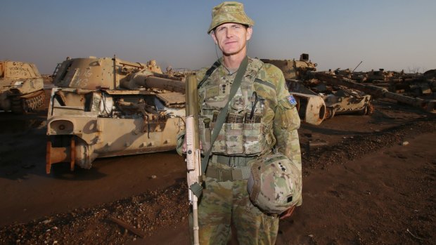 The commander of the Australian Army Task Group in Taji, Colonel Gavin Keating.