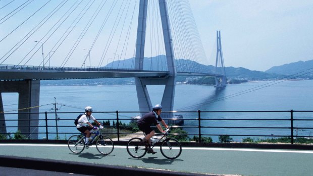 Cycling in Hiroshima: An antidote to Japan's freneticism.
