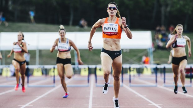 Lauren Wells was knocked out of the heats at the world championships.
