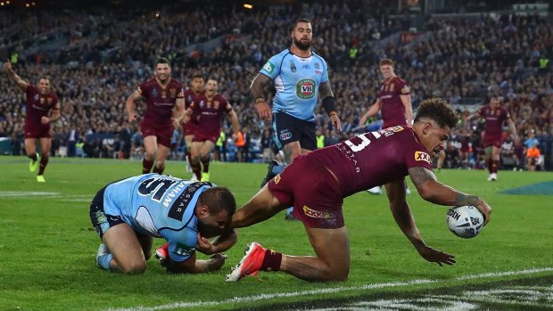 Game-winner: Dane Gagai was superb for Queensland.