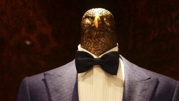 The company even uses bronze eagle heads in place of the standard human ones for its in-store mannequins
