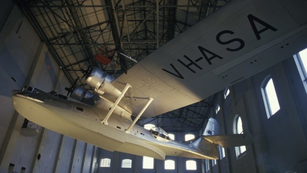 The Powerhouse Museum has several large objects in its vast collection, including a Catalina flying boat.