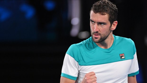 Marin Cilic criticised the decision to close the roof for the men's final.