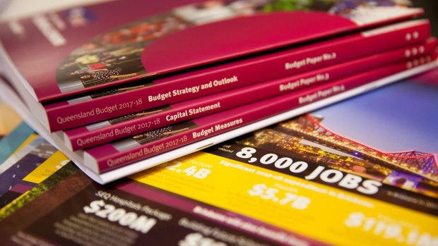 The 2017-18 Queensland budget papers.