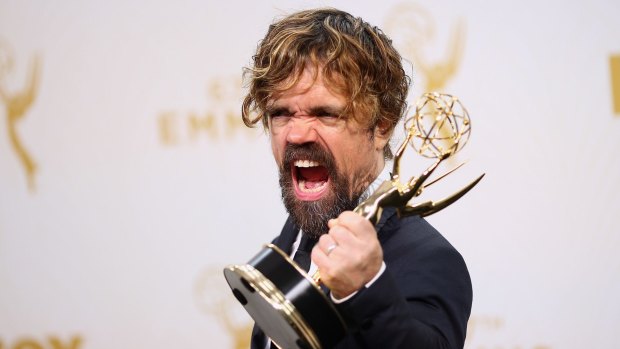 Actor Peter Dinklage, winner of the Emmy Award for Outstanding Supporting Actor in a Drama Series for Game of Thrones.