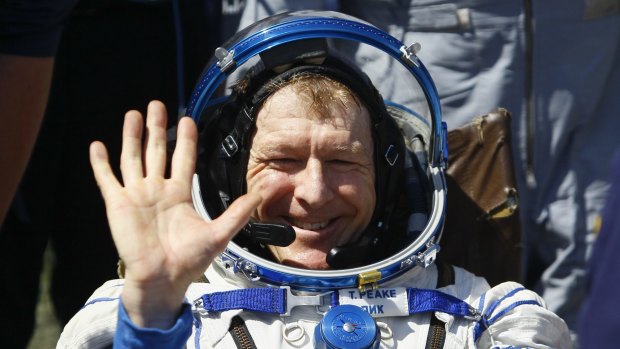 Down to Earth: Britain's Tim Peake has arrived home safely.