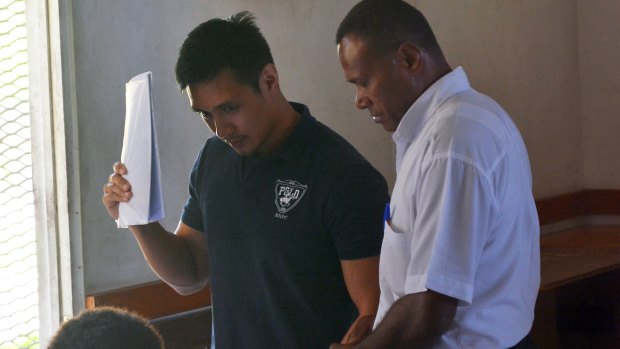 Australian father Ethan Kai (left) was sentenced to 15 years in prison by Fiji's High Court.
