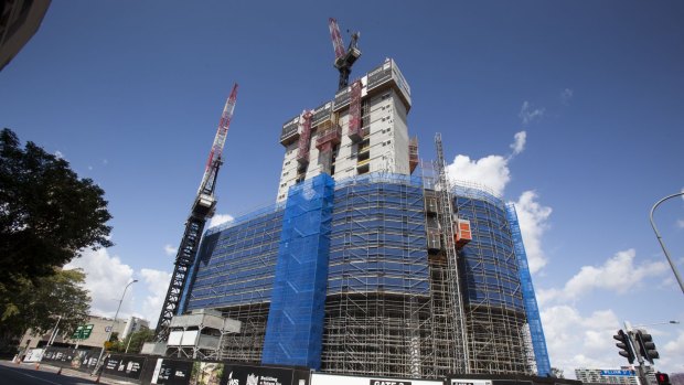 Police believe Pierre Boutaut fell from a crane on the 1 William Street 'tower of power' construction site.