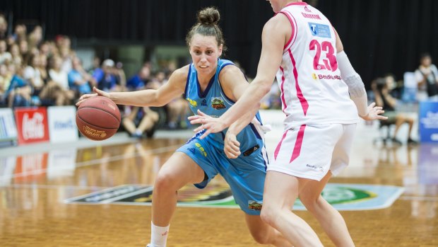 Stephanie Talbot is ready to take her game to the next level for the Canberra Capitals. 
