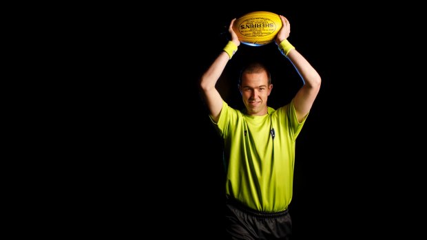 Canberra NEAFL umpire Nic McGinness has set his sights on the AFL. 