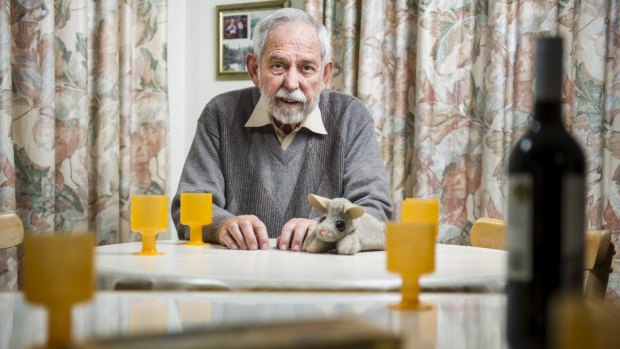 Professor Bob Douglas at home in Aranda. 