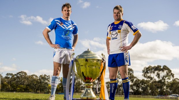 Marc Herbert, Queanbeyan Blues, and Mick Picker, Goulburn, will be among six former raiders players in the Canberra Region Rugby League team. 