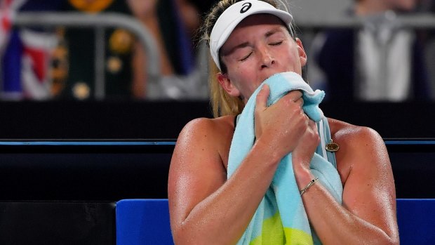 Tennis fans have called for United States' Coco Vandeweghe to apologise after calling her opponent a 'f---ing bitch'.