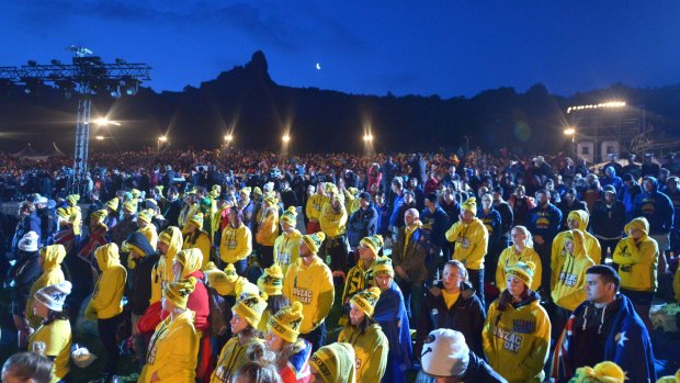 While in previous years young backpackers have formed the bulk of the crowd at the Anzac Day Gallipoli dawn service, this year more than half will be over the age of 45.