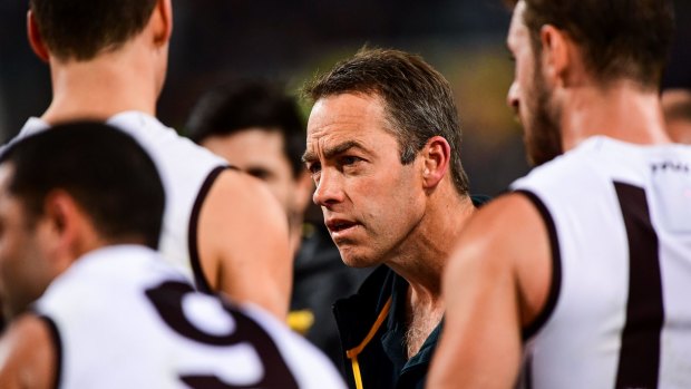 Coach Alastair Clarkson says the Hawks are on the right track.