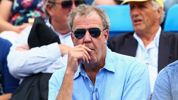 Jeremy Clarkson watching the Aegon Championships last week.