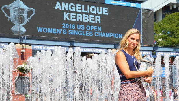 New world No.1 Angelique Kerber.