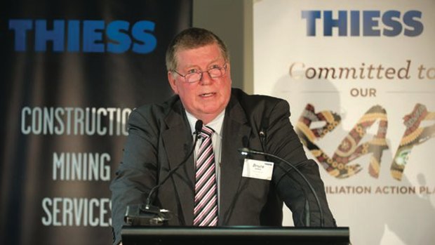 Former Thiess managing director Bruce Munro.