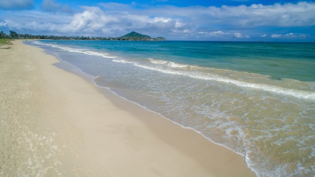 Tropical paradise: Kailua Beach, Oahu, Hawaii.