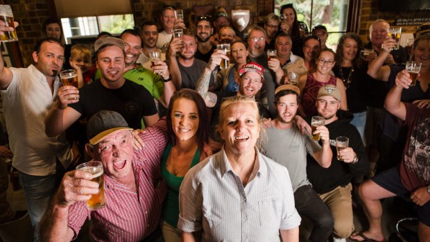 Owner of The Wood Duck Inn, Allyson Wedrat (front) has officially closed its doors.