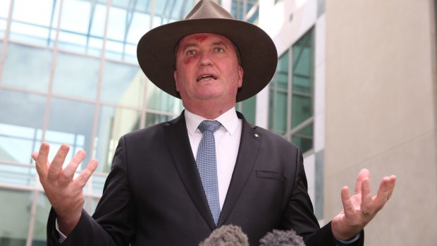 Barnaby Joyce has been around long enough to seem merely a bumbling, amusing politician, but ...