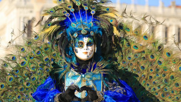 Venice Carnival which ends with the Christian celebration of Lent, 40 days before Easter.