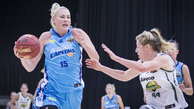 More injury woe: Lauren Jackson played just six games for the Capitals during her most recent stint with the club.
