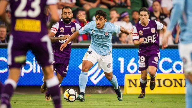 Potential: Daniel Arzani is another youngster who has shone for Melbourne City.